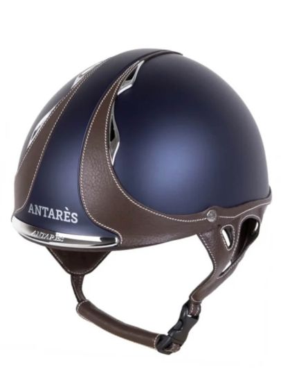 Antares Galaxy Jockey Helmet - Blue/Brown
