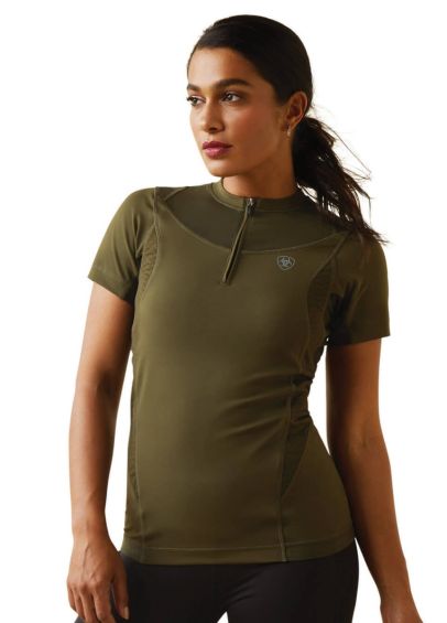 Ariat Ascent Crew Short Sleeve Baselayer - Relic