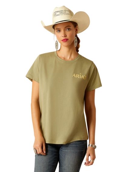 Ariat Desert Scene T-Shirt - Oil Green
