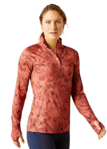 Ariat Lowell 2.0 1/4 Zip Baselayer - Toile
