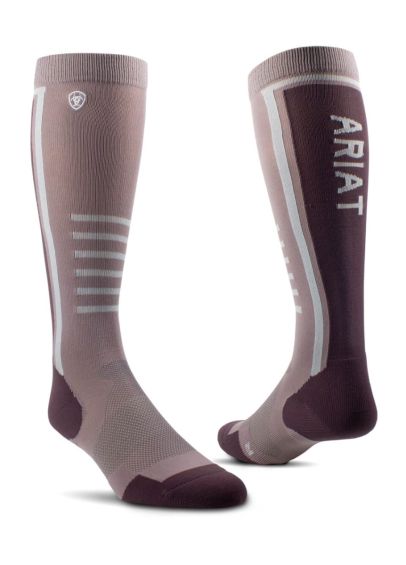 AriatTEK Slimline Performance Socks - Quail/Huckleberry