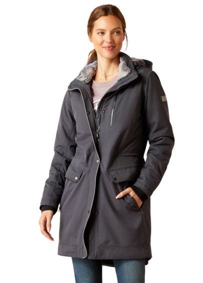 Ariat Womens Tempest Insulated Waterproof Parka - Ebony