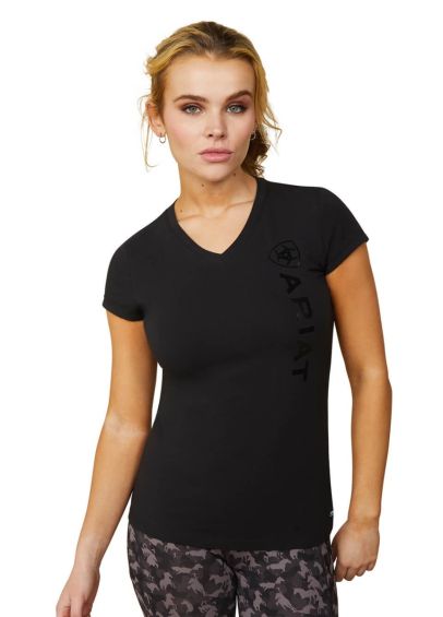 Ariat Vertical Logo T-Shirt - Black