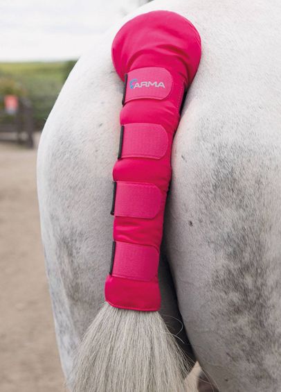 Shires Arma Padded Tail Guard - Pink