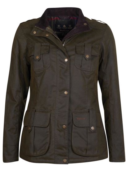 Barbour Ladies Winter Defence Jacket - Olive