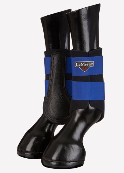 LeMieux Grafter Brushing Boots - Benetton Blue