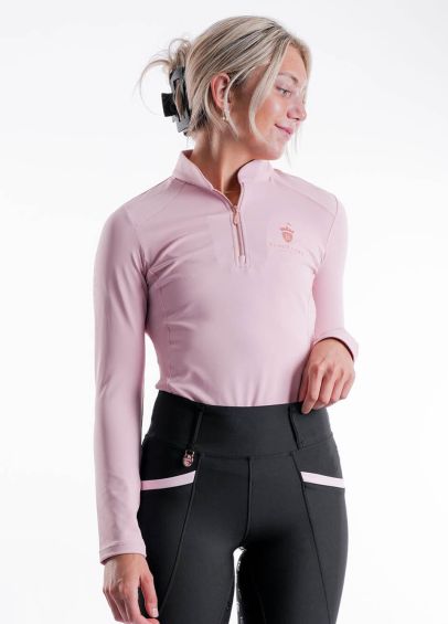 Blackfort Equestrian Cool Mesh Base Layer - Blush