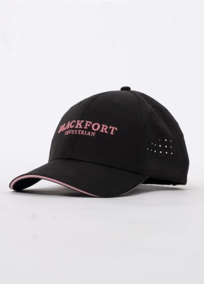 Blackfort Equestrian Baseball Cap - Black/Pink
