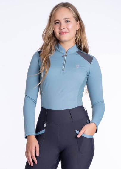Blackfort Equestrian Cool Mesh Base Layer - Fern