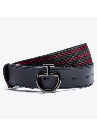 Cavalleria Toscana Elastic Belt - Red/Green