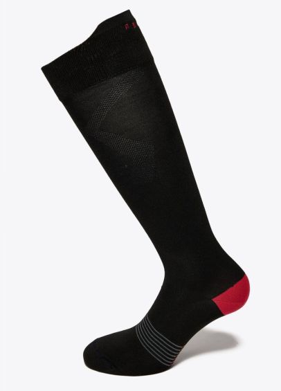 Cavalleria Toscana Revo Tech Knit Socks - Black/Red