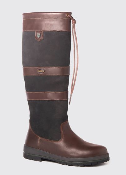 Dubarry Womens Galway Boots Slim Fit - Black/Brown