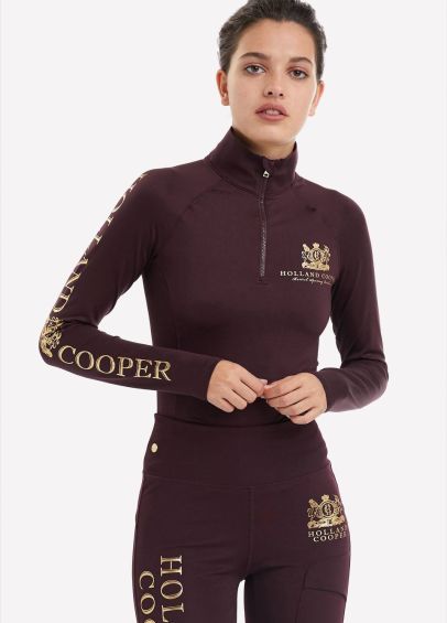 Holland Cooper Equestrian Equi Base Layer - Mulberry