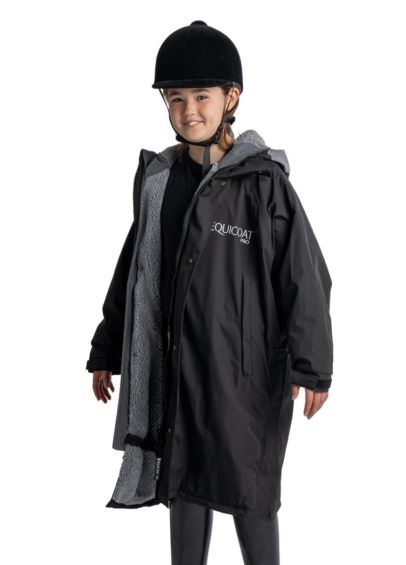 Equicoat Kids Pro Long Coat - Black
