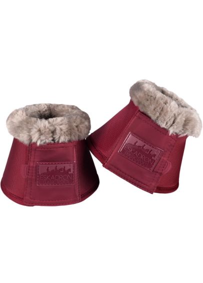 Eskadron Faux Fur Bell Boots - Rustic Red