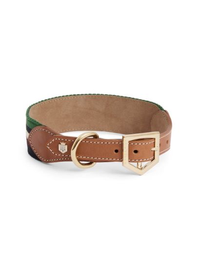 Fairfax & Favor Boston Dog Collar - Tan Leather