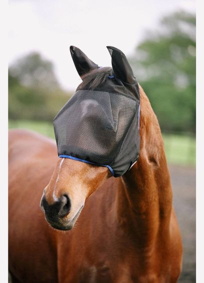 Equilibrium Field Relief Midi Fly Mask (with Ears) - Black