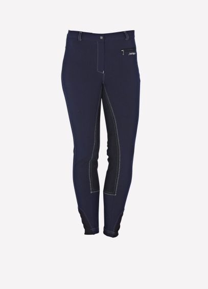 Just Togs Womens Solana Full Seat Breeches - Navy