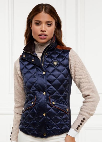 Holland Cooper Charlbury Quilted Gilet - Ink Navy