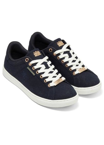 Holland Cooper Chelsea Court Trainers - Ink Navy