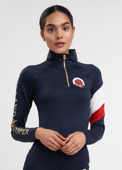 Holland Cooper Equestrian Heritage Base Layer - Ink Navy