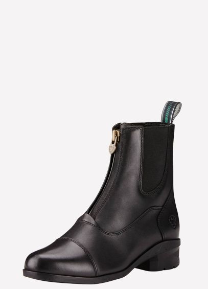 Ariat Mens Heritage lV Zip Paddock Boots - Black