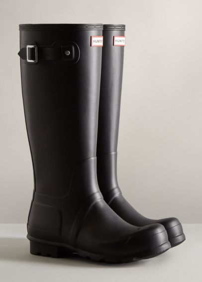 Hunter Mens Original Tall Wellington Boots - Black