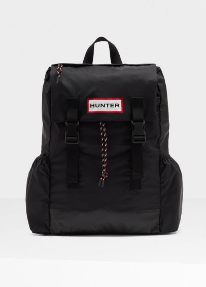 Hunter Ripstop Packable Backpack - Black