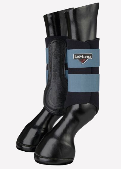 LeMieux Grafter Brushing Boots - Ice Blue