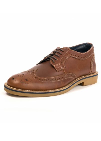 Joules Keel Mens Brogue - Tan