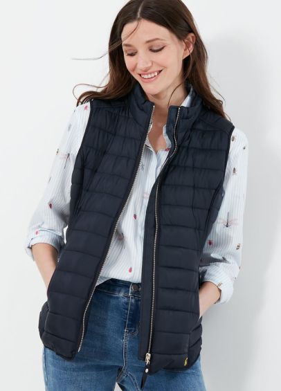 Joules Furlton Quilted Gilet - Marine Navy
