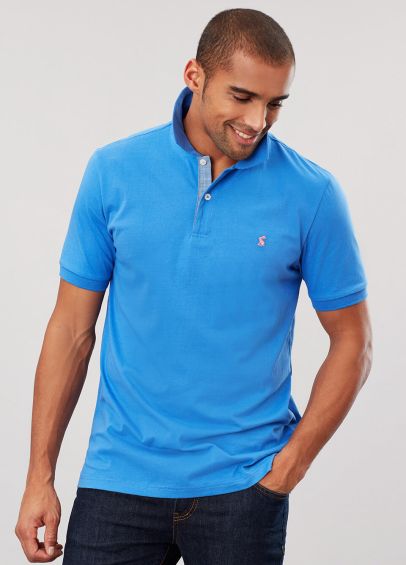 Joules Mens Hanfield Polo Shirt - Eton Blue