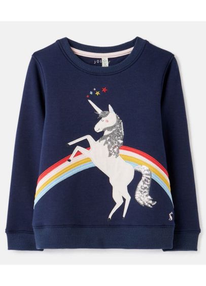 Joules Kids Mackenzie Sweatshirt - Unicorn