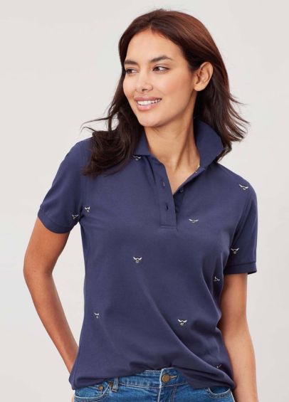 Joules Pippa Polo Shirt - Navy Bee
