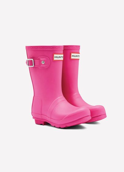 Childs Hunter Wellingtons - Fuchsia