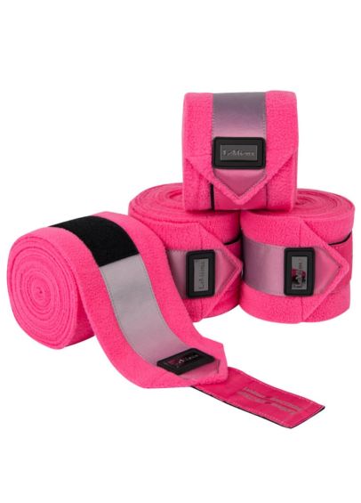 LeMieux Spectrum Polo Bandages - Grey/Watermelon