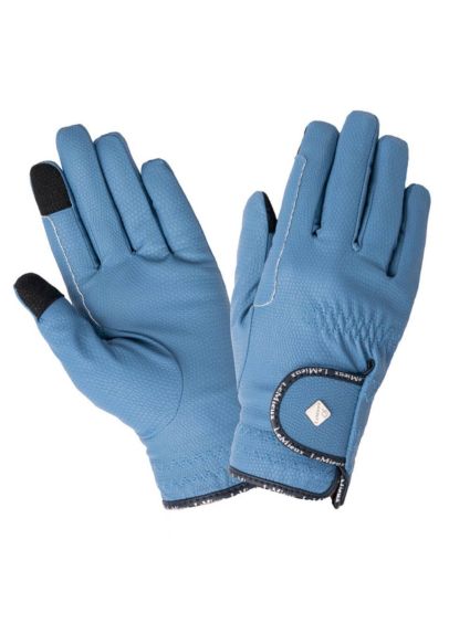 LeMieux Pro Touch Classic Riding Gloves - Ice Blue