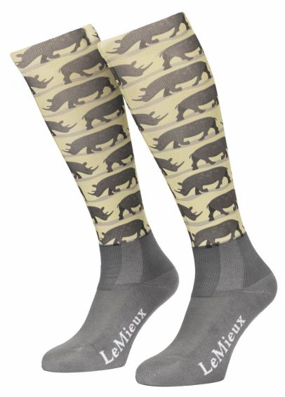LeMieux Footsie Socks - Rhino