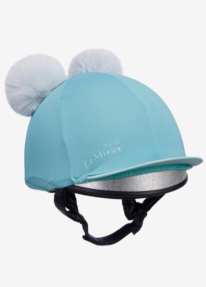LeMieux Mini Double Pom Pom Hat Silk - Lagoon