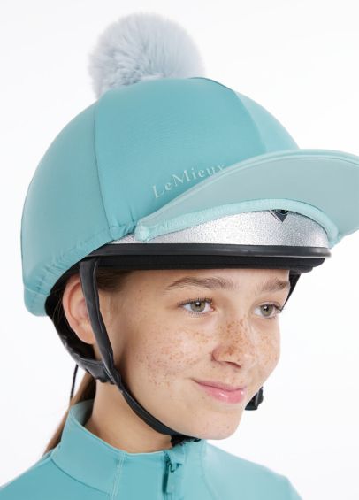 LeMieux Hat Silk - Lagoon/Aqua