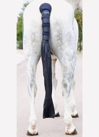 Shires Arma Padded Tail Guard With Bag - Navy