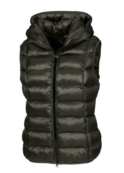 Pikeur Sia Quilted Waistcoat - Black Olive