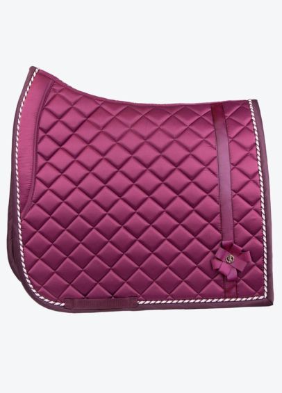 PS of Sweden Diamond Bow Dressage Pad - Berry