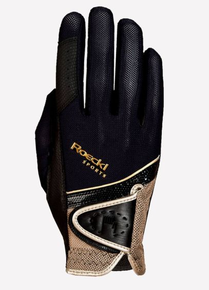  Roeckl Madrid Glove - Black/Gold