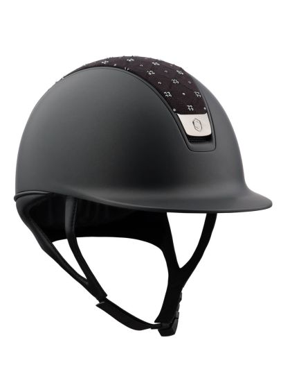 Samshield V2.0 Shadowmatt Royal Flower Top - Black/Black Chrome