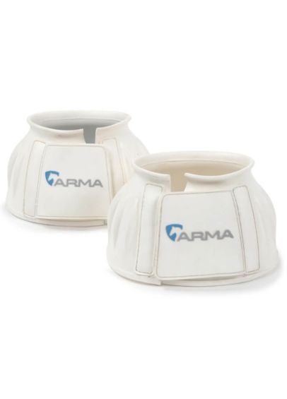 Shires Arma Touch Close Over Reach Boots - White