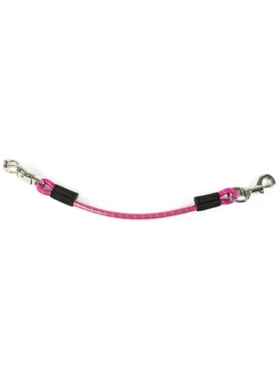 Shires Heavy Duty Bungee Trailer Tie - Pink