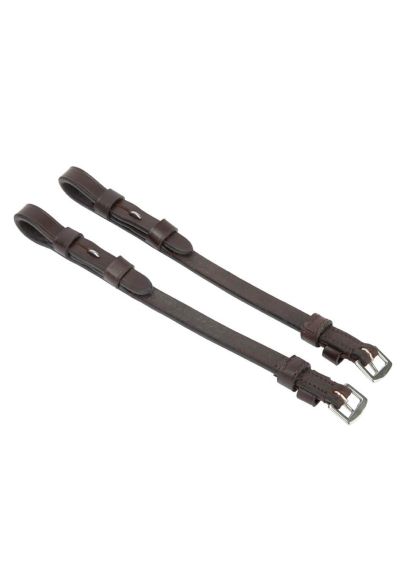 Shires Lusso Bridle Cheeks - Havana