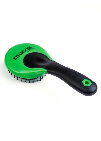 Shires EZI-GROOM Grip Mane & Tail Brush - Lime Green
