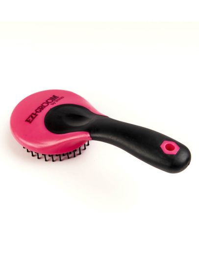 Shires EZI-GROOM Grip Mane & Tail Brush - Pink